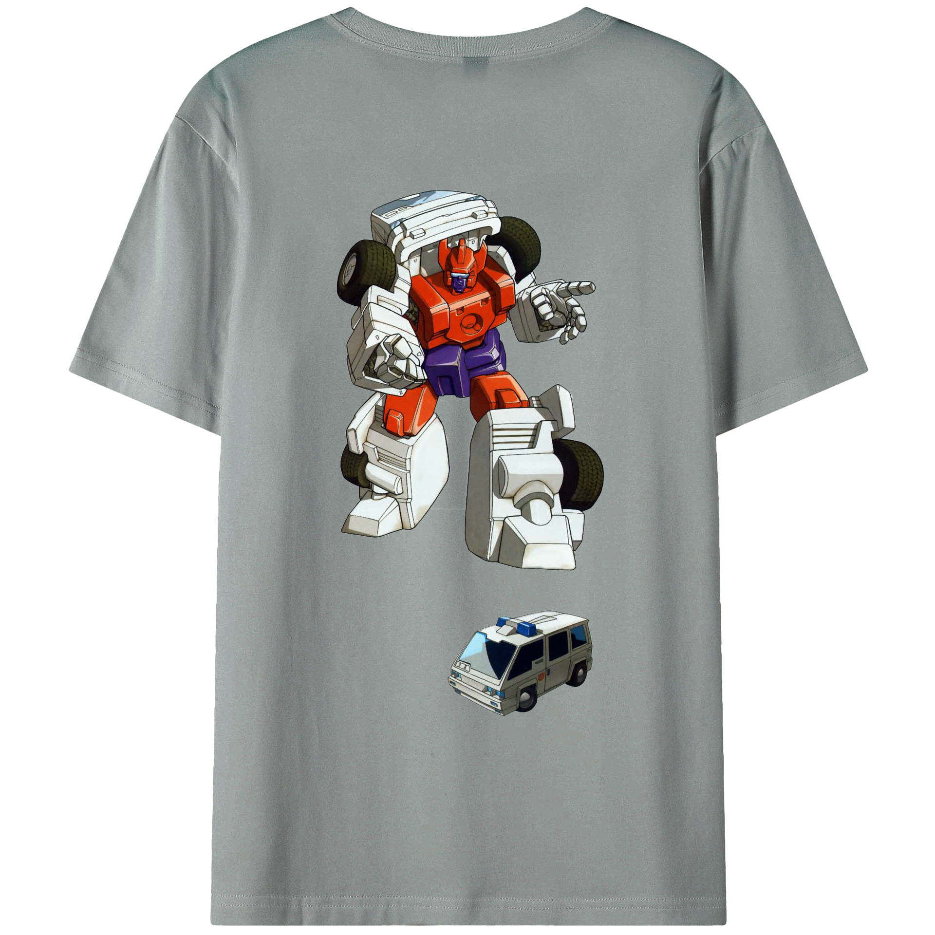 （画像用）  綿100％ メンズ半袖Tシャツ（バックプリント） 通気性